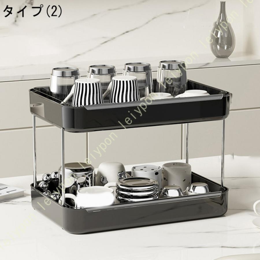 キッチンラック 調味料ラック 浴室用ラック カップホルダ 収納ラック 置き型 2段 シャンプーラック シャワー お風呂収納ラック バスラック 調味料 |  | 06