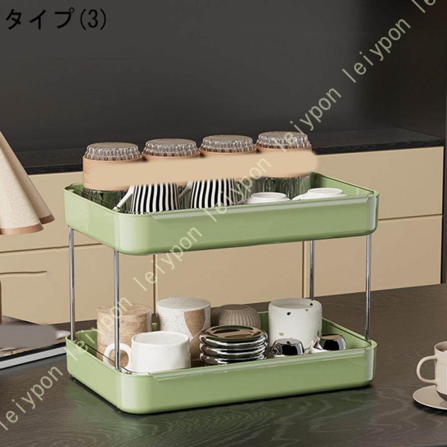 キッチンラック 調味料ラック 浴室用ラック カップホルダ 収納ラック 置き型 2段 シャンプーラック シャワー お風呂収納ラック バスラック 調味料 |  | 07