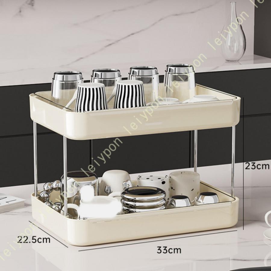 キッチンラック 調味料ラック 浴室用ラック カップホルダ 収納ラック 置き型 2段 シャンプーラック シャワー お風呂収納ラック バスラック 調味料 |  | 09