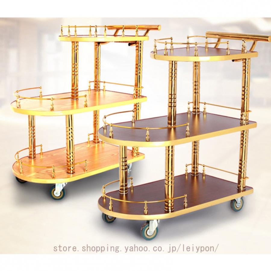 キッチンワゴン バーカート キッチン キャスター付き 2段 キッチン