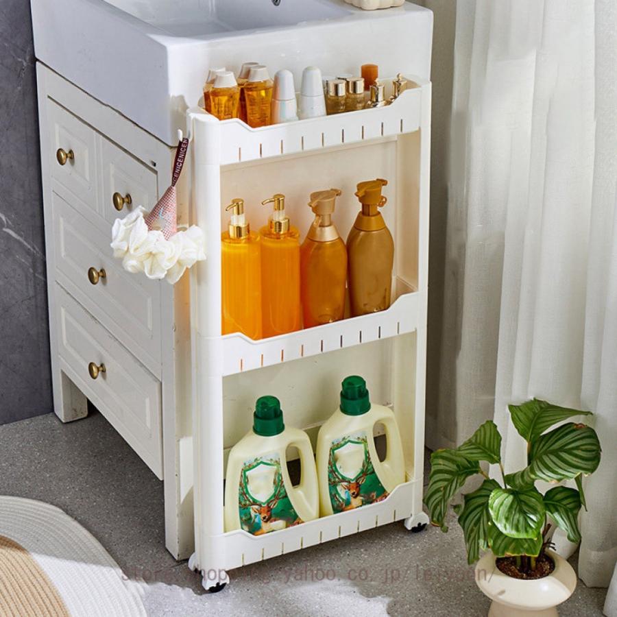 隙間収納 すき間収納 幅 7cm 8cm キャスター付き 洗濯機サイド 洗面所