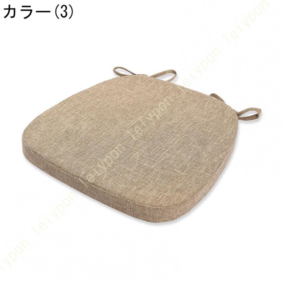 2枚/4枚/6枚 椅子クッション 紐付き 座布団 シートクッション 2枚/4枚/6枚 椅子クッション 紐付き 座布団 シートクッション