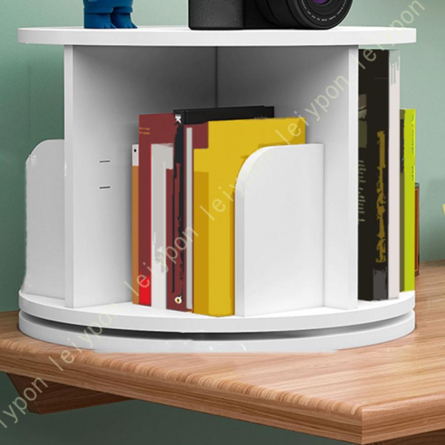 本棚 回転 本収納 回転式本棚 大容量 絵本棚 本収納 多目的ラック 子供 本棚 棚 飾り棚 雑誌 小説 絵本 教科書 書類 CD DVD フィギュア ラック ディスプレイ |  | 02