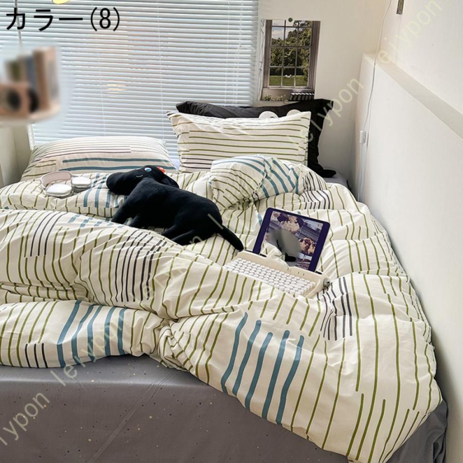 姫系 寝具カバーセット 4点セット 綿100％ 掛け布団カバー 3点セット ベッドス用 花柄 北欧 かわいい ベッドカバーセット 敷き布団カバー ホテル おしゃれ |  | 16