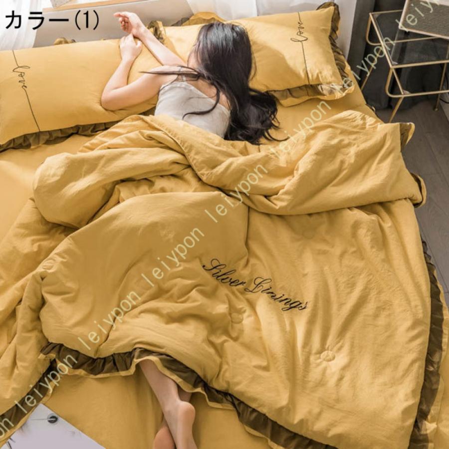 ガーゼケット 北欧 シンプル 肌に優しい ブランケット 吸汗速乾 膝掛け ソフトタッチ 昼寝用 冷房対策 インテリア 寝具 おしゃれ フリル オールシーズン_9