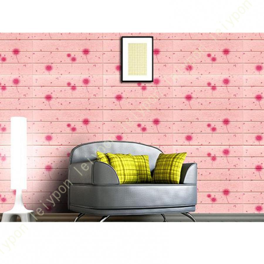 DIY 3D 壁紙シール のり付き リメイクシート 補修 ウォールステッカー おしゃれ 無地 クッションブリック 壁紙 立体 大理石調 レンガシール 簡単リフォーム |  | 15