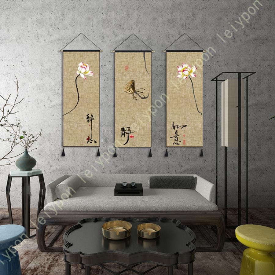 年中掛け 掛け軸 細タペストリー おしゃれ モダン ホーム 装飾 玄関 部屋 床の間 パーティー 飾り物 インテリア雑貨 ポスター ウォールアート 壁画 吊るし | 