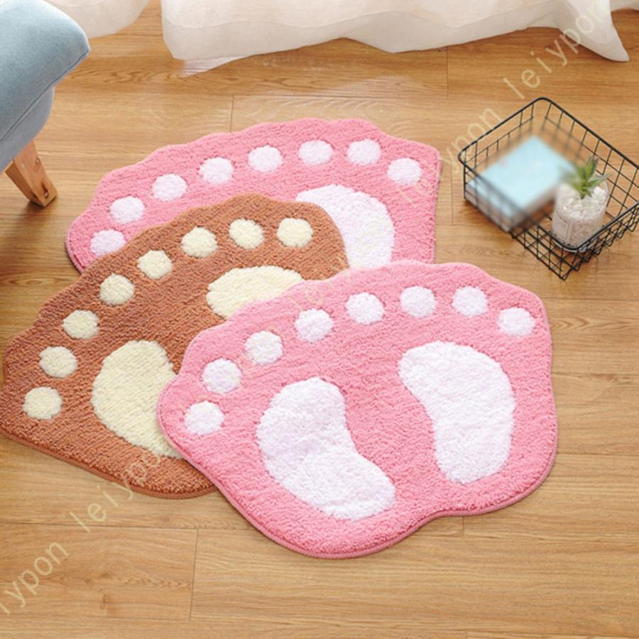 玄関マット 幾何学模様 50×80cm 洗える 滑り止め 耐磨耗性 長方形 おしゃれ インドアマット 小さい 風水 ナチュラル バスマット 吸水 速乾性 浴室 | 