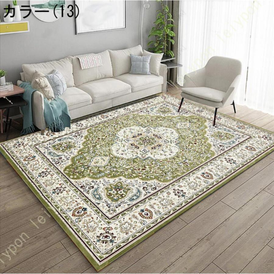 ラグマット ラグ おしゃれ 北欧 エスニック カーペット 洗える 夏 冬用 ヴィンテージ風 ラグカーペット 洗濯機洗い可能 抗菌防臭 滑り止め可能 傷防止 |  | 13