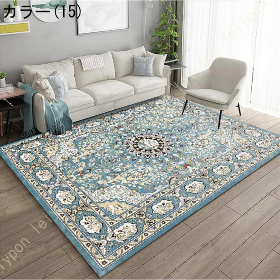 ラグマット ラグ おしゃれ 北欧 エスニック カーペット 洗える 夏 冬用 ヴィンテージ風 ラグカーペット 洗濯機洗い可能 抗菌防臭 滑り止め可能 傷防止 |  | 15