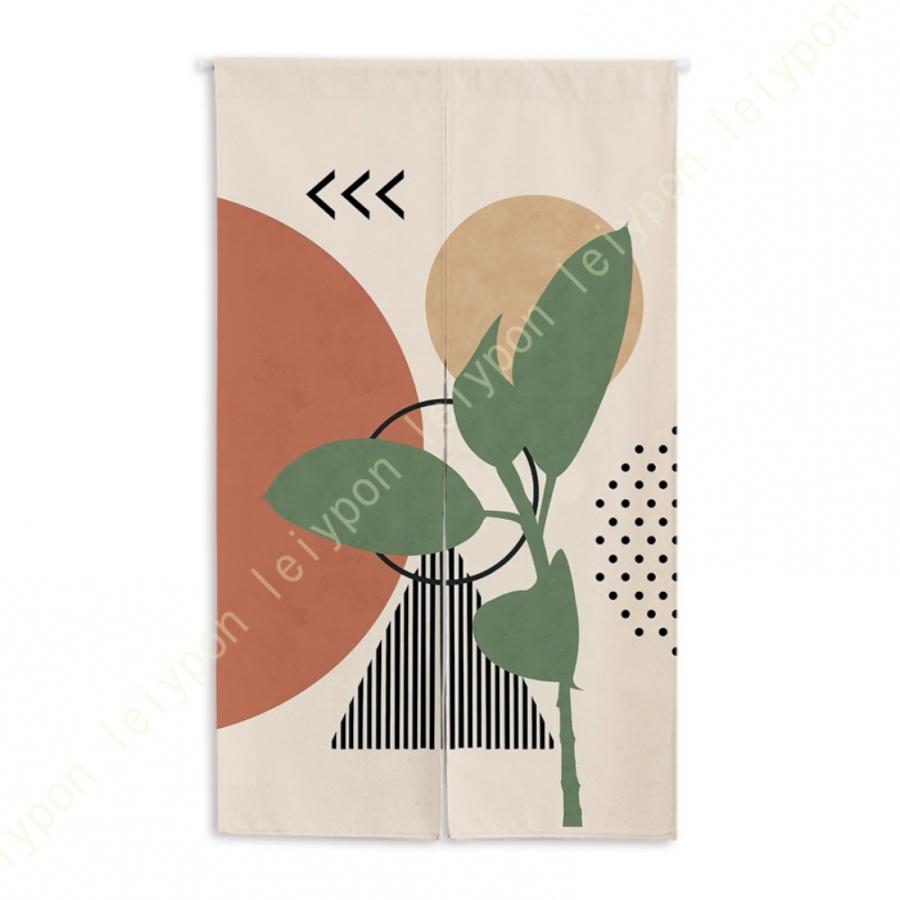 カーテン 間仕切り のれん おしゃれ 北欧 ドアカーテン 目隠し 取り付け簡単 洗える 半間暖簾 ショート丈 半遮光 断熱 部屋仕切り インテリア カフェカーテン |  | 03