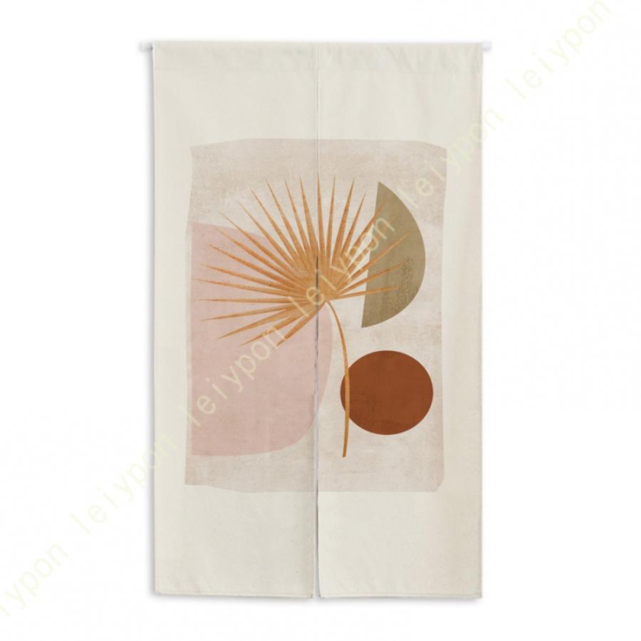 カーテン 間仕切り のれん おしゃれ 北欧 ドアカーテン 目隠し 取り付け簡単 洗える 半間暖簾 ショート丈 半遮光 断熱 部屋仕切り インテリア カフェカーテン |  | 08