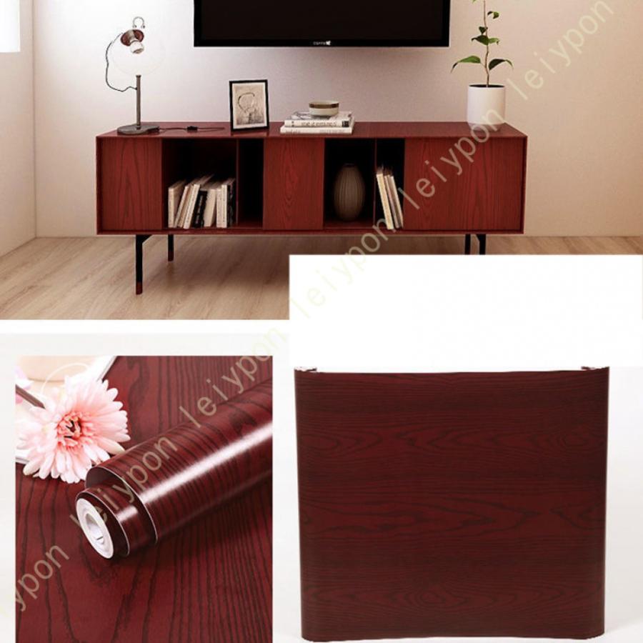 壁紙 木目 壁紙シール はがせる リメイクシート 幅60cm コンクリート風 壁紙シート つや消し おしゃれ 厚手 補修シート シンプル カッティングシート | 