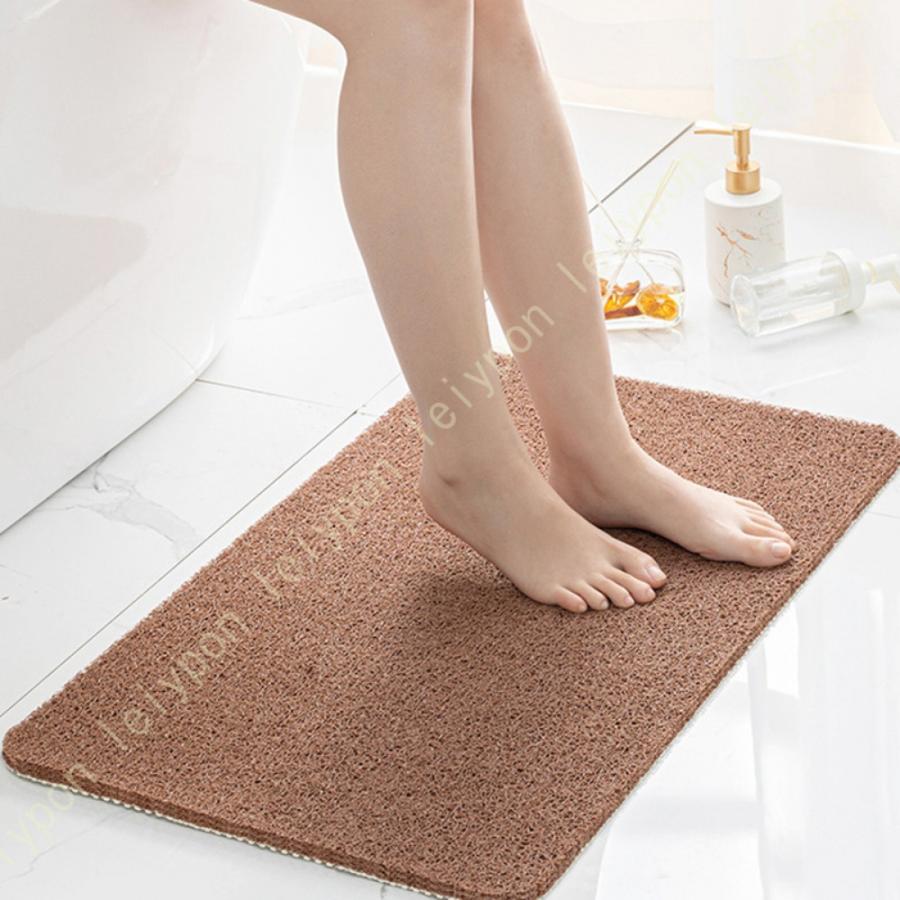 お風呂マット 滑り止め バスマット 浴室マット 水はけ 洗える キッチンマット 低反発 長方形 フリーカット 玄関マット 泥落とし マット 北欧 おしゃれ | 
