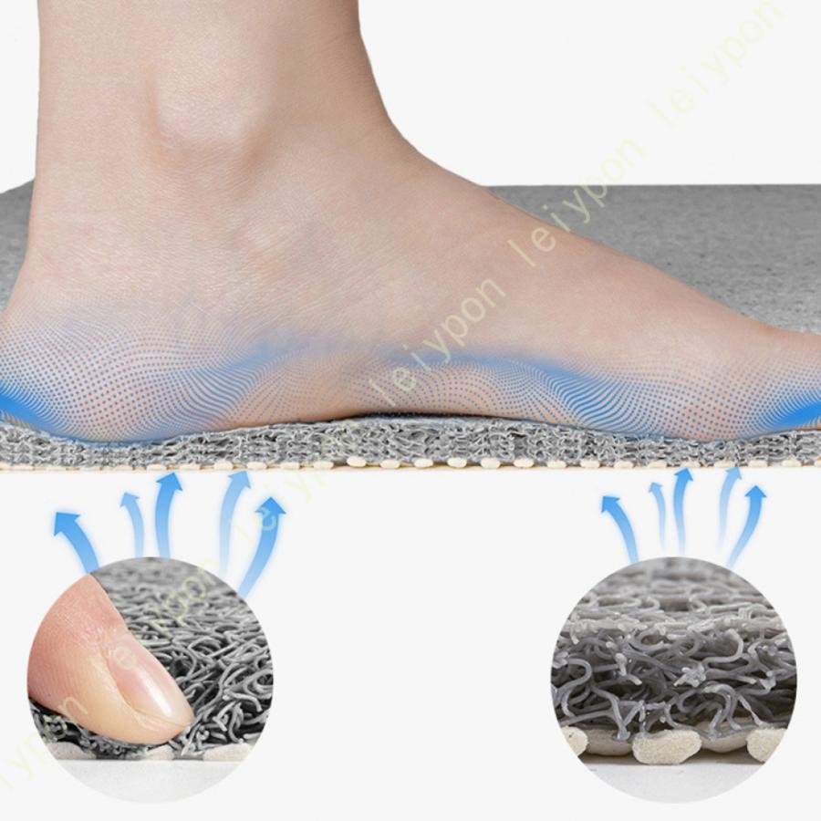 お風呂マット 滑り止め バスマット 浴室マット 水はけ 洗える キッチンマット 低反発 長方形 フリーカット 玄関マット 泥落とし マット 北欧 おしゃれ |  | 16