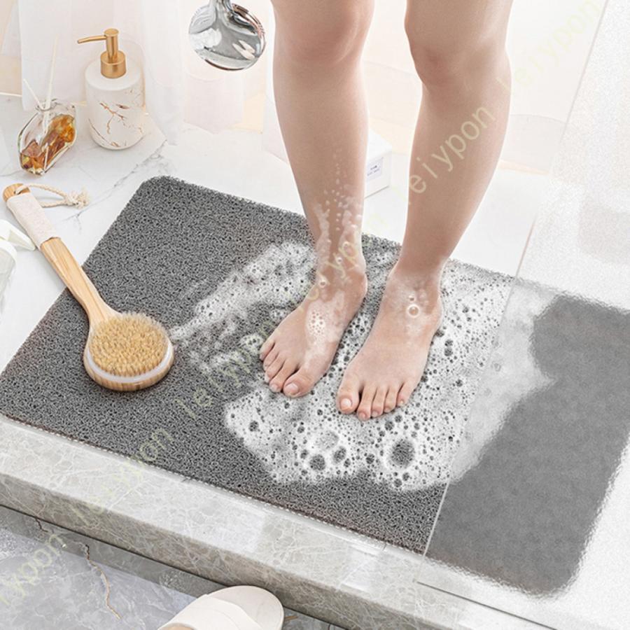 お風呂マット 滑り止め バスマット 浴室マット 水はけ 洗える キッチンマット 低反発 長方形 フリーカット 玄関マット 泥落とし マット 北欧 おしゃれ |  | 11