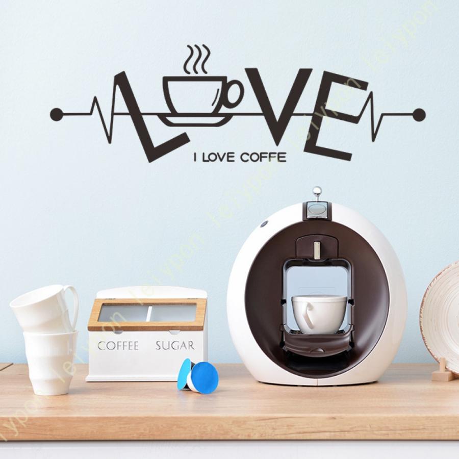 ウォールステッカー おしゃれ コーヒーカップ INS風 壁紙シール はがせる 防水 キッチン ガラス 喫茶店 ウォールシール Coffee カップ DIYウォールステッカー |  | 03