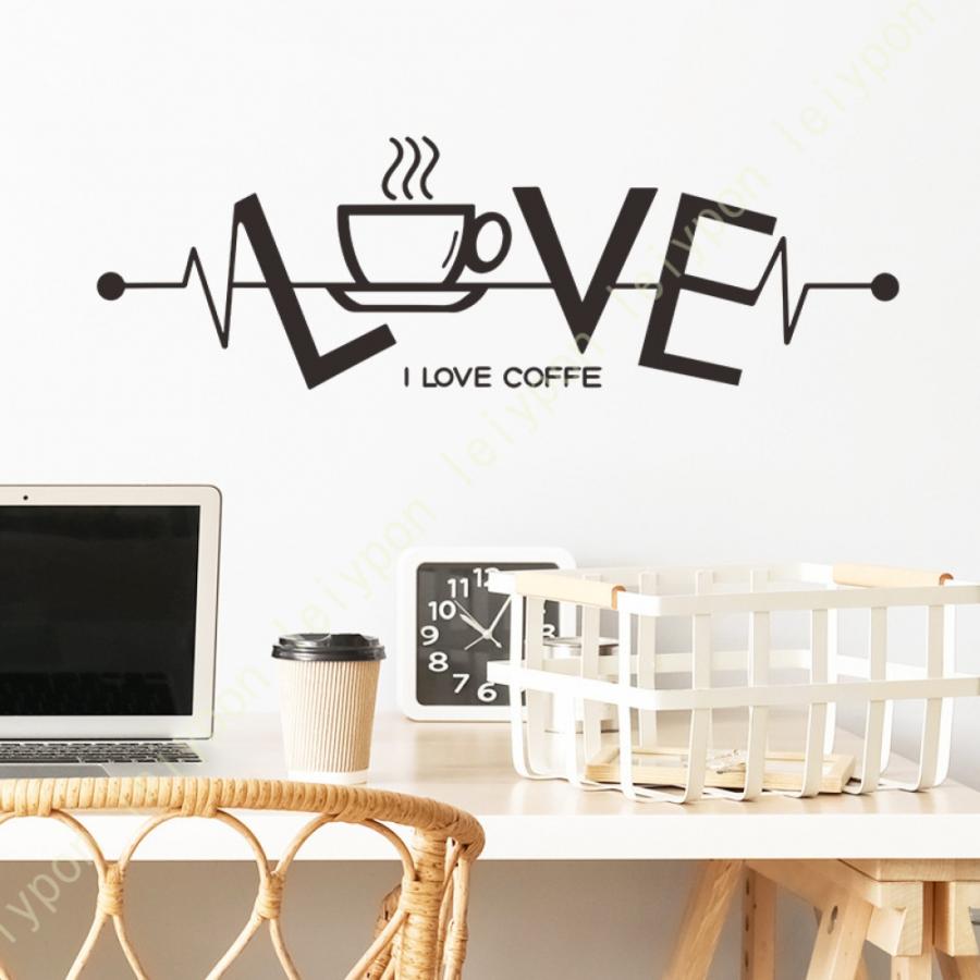 ウォールステッカー おしゃれ コーヒーカップ INS風 壁紙シール はがせる 防水 キッチン ガラス 喫茶店 ウォールシール Coffee カップ DIYウォールステッカー |  | 05