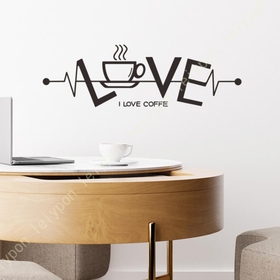 ウォールステッカー おしゃれ コーヒーカップ INS風 壁紙シール はがせる 防水 キッチン ガラス 喫茶店 ウォールシール Coffee カップ DIYウォールステッカー |  | 06
