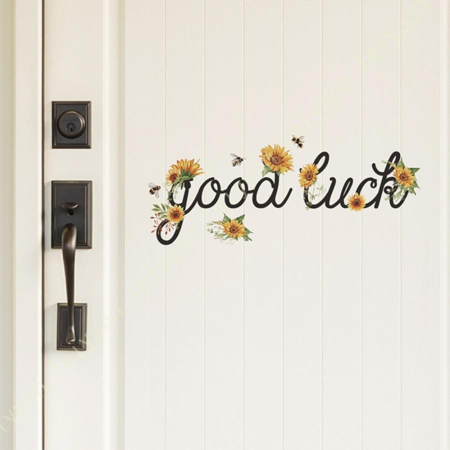 ウォールステッカー welcome 花 おしゃれ 壁紙シール 北欧 玄関 ドアステッカー はがせる シール インテリア シンプル INS風 DIY 飾り付け 喫茶店 お花屋さん |  | 03