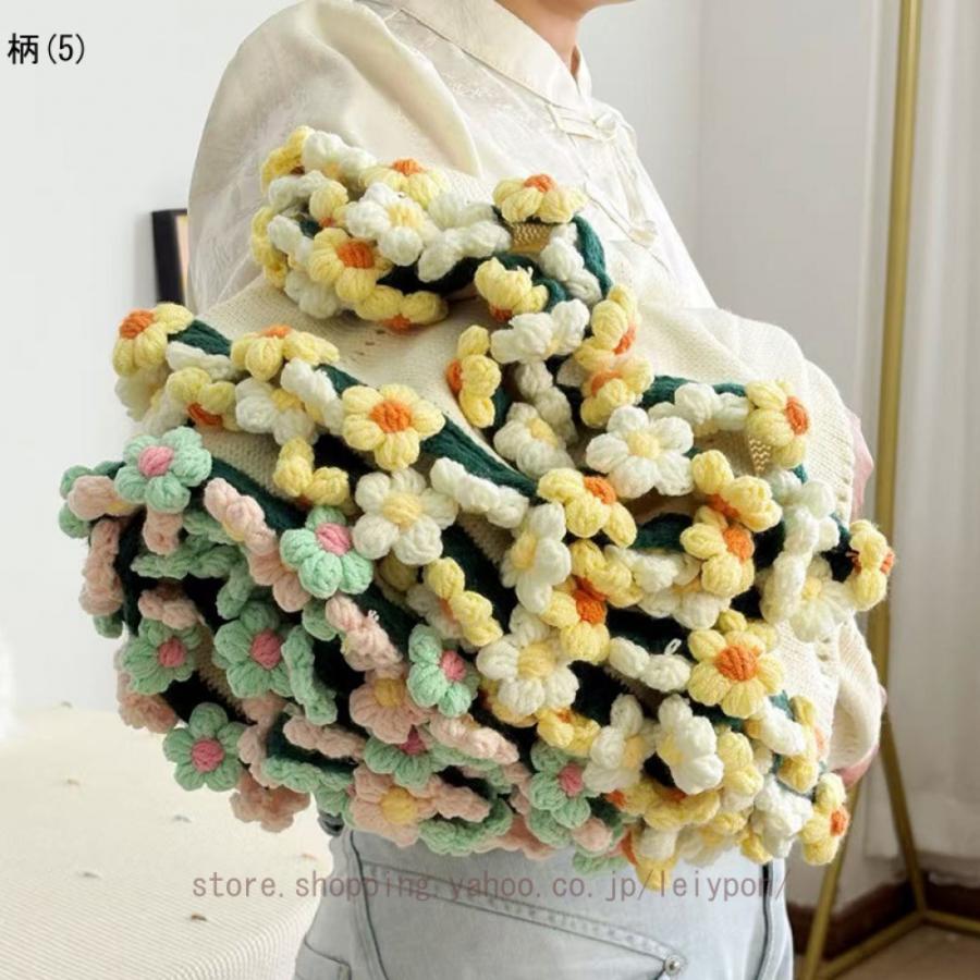可愛い ブーケ型 ローズ毛布 花束ブランケット 多機能 ひざ掛け