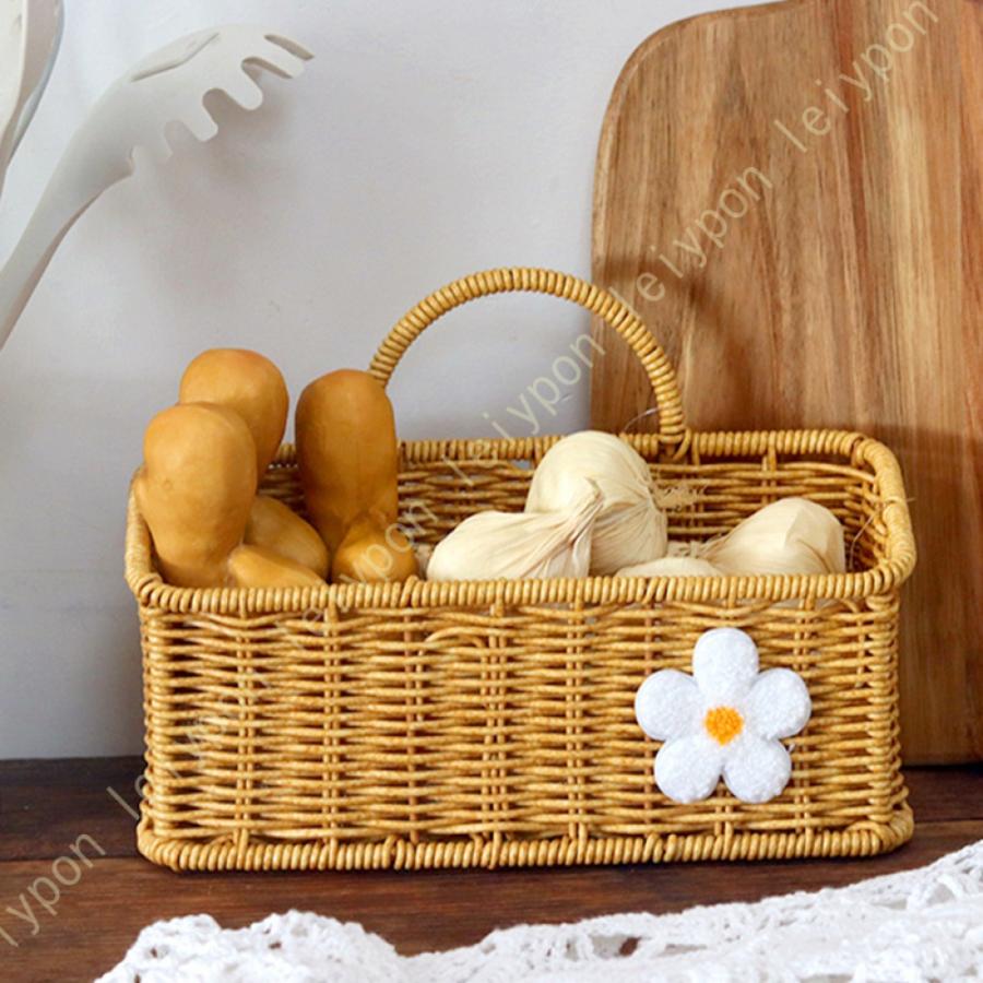 収納かご 藤編み バスケット 籐のかご 収納バスケット 小物収納 収納  