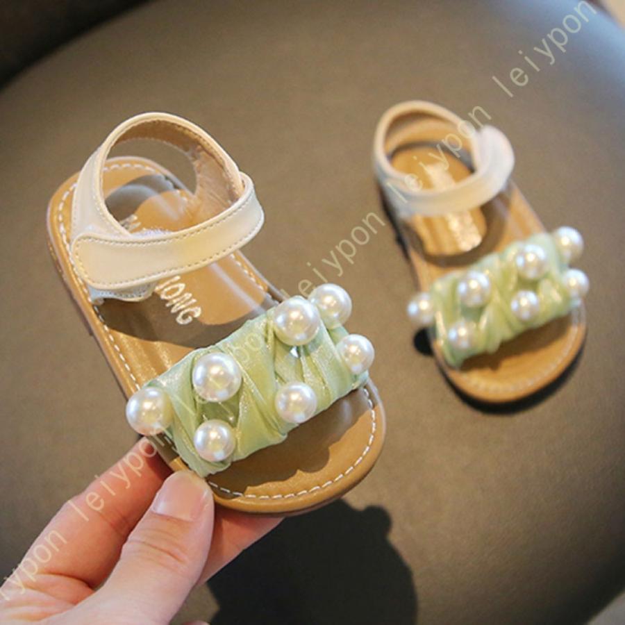 サンダル キッズ 靴 男の子 女の子 春 夏 ベビー 子ども オープントゥ ウォーターシューズ ビーチサンダル 子供 子ども用 ガールズシューズ 子供靴 パーティー_3