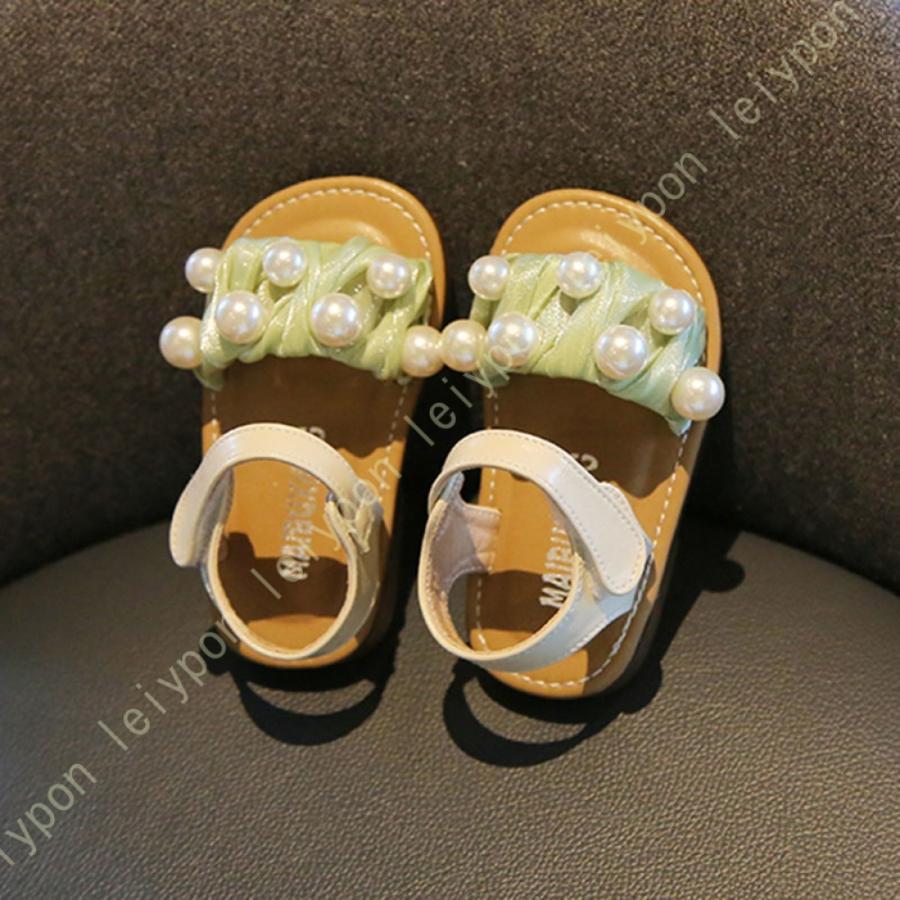 サンダル キッズ 靴 男の子 女の子 春 夏 ベビー 子ども オープントゥ ウォーターシューズ ビーチサンダル 子供 子ども用 ガールズシューズ 子供靴 パーティー_13
