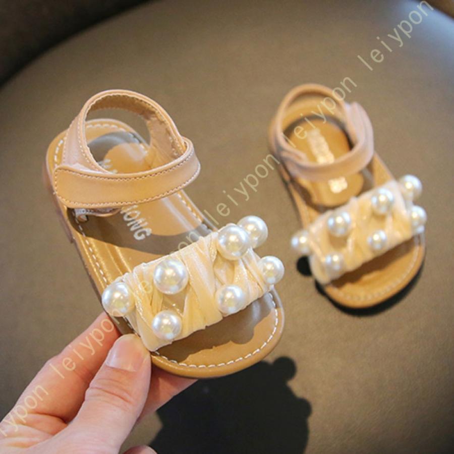 サンダル キッズ 靴 男の子 女の子 春 夏 ベビー 子ども オープントゥ ウォーターシューズ ビーチサンダル 子供 子ども用 ガールズシューズ 子供靴 パーティー_4