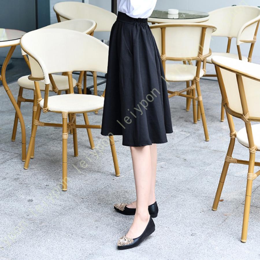 フラットシューズ ぺたんこパンプス 黒 パンプス ビジュー