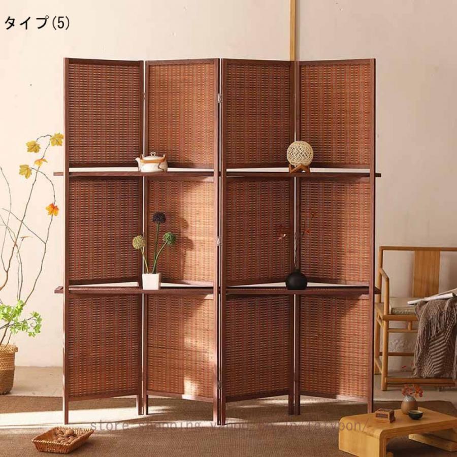 木製フレーム竹製パネル　4連パーテーション 衝立 パーテーション 竹 4連」の人気商品一覧 | 安い商品を通販