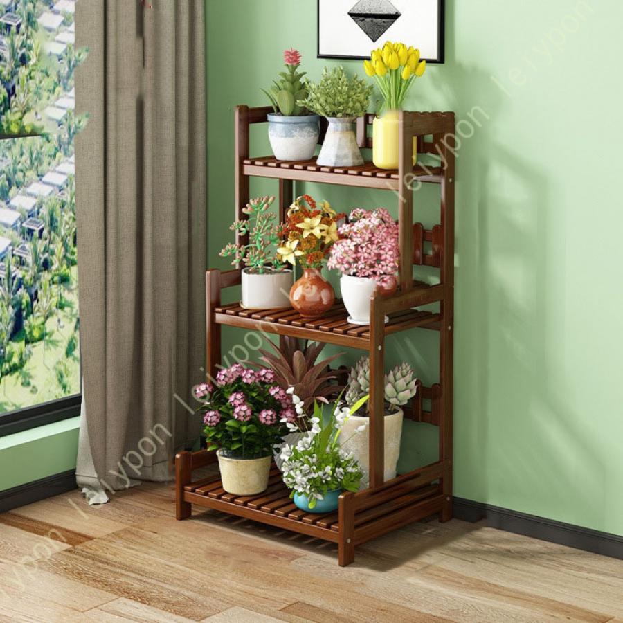 ガーデンラック 3段 屋外 室内 落下防止 観葉植物 多肉植物 花台