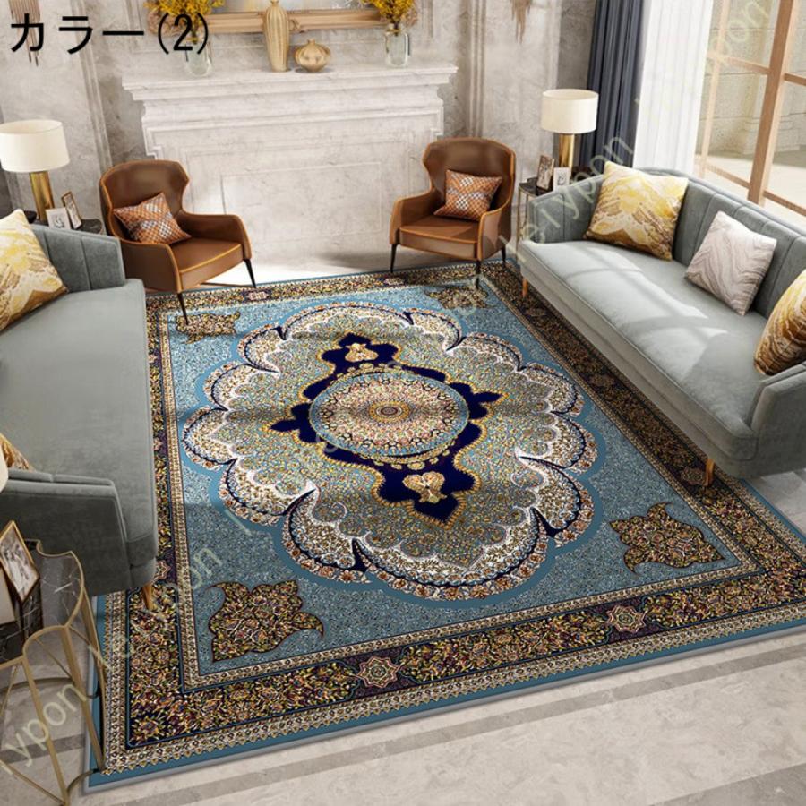 適当な価格 ベージュ レッド 青 カーペット ラグ バラ 薔薇 ローズ ラグ・カーペット