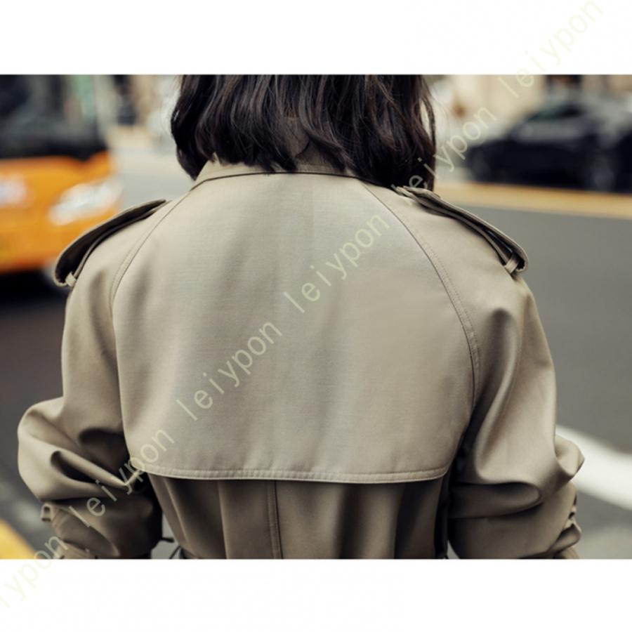 23区　トレンチコート　ロング　ベルト　ベージュ　Aライン　3XL 46 大きめ トレンチコート コート 「 低身長向けサイズ 」 ロングトレンチ