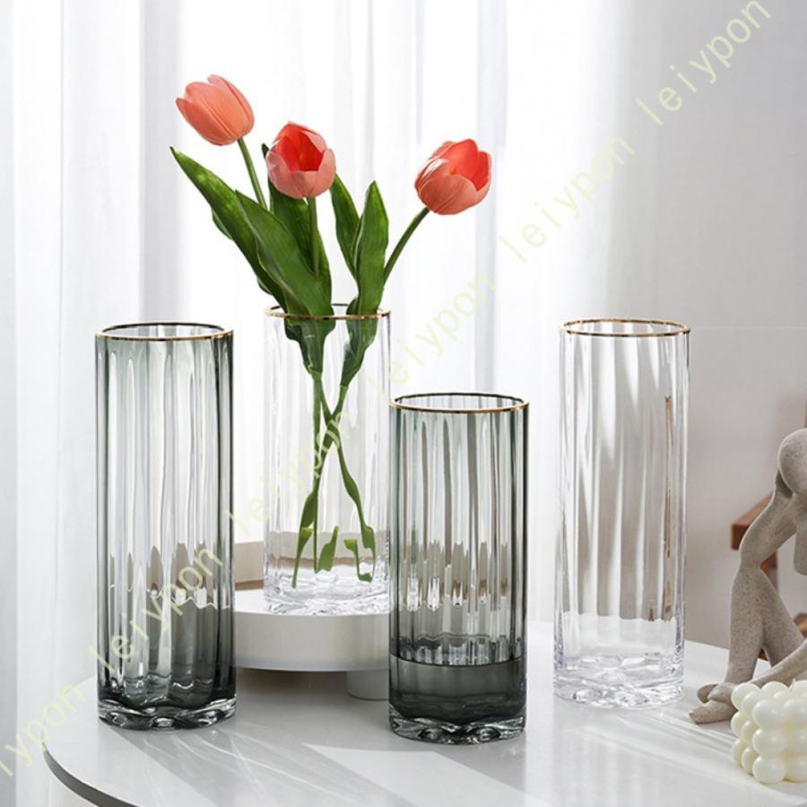 花瓶 ガラス 硝子 クリスタル 透明 きれいな フラワーベース flowerbase-