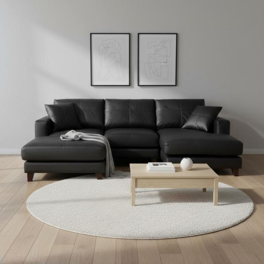 Lelax ソファー 革 レザー ソファ 本革 カウチソファ ワイド 大型