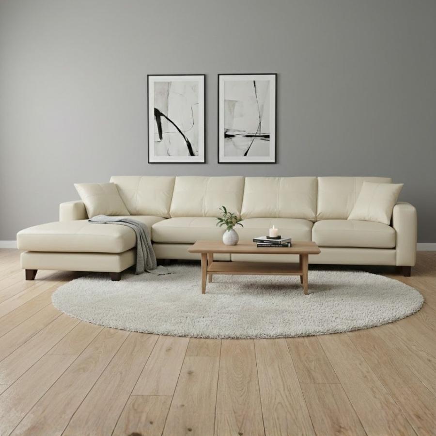 Lelax ソファ ソファー 革 レザー 本革 カウチソファ 4人掛けソファ