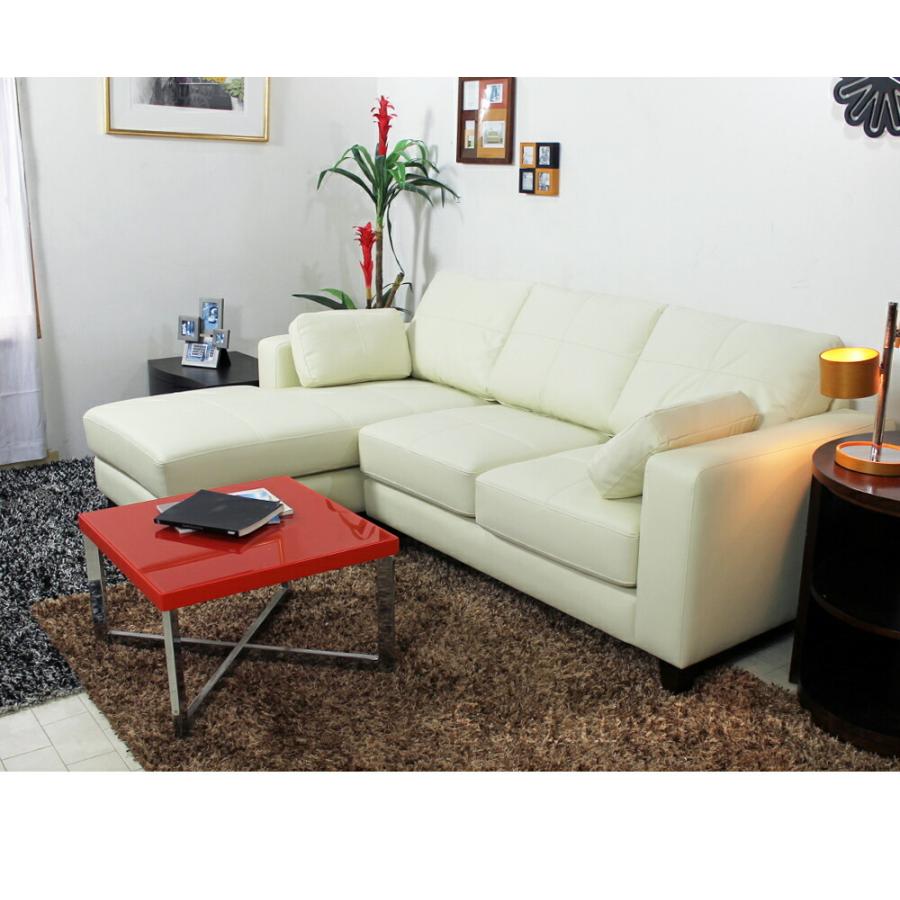 ♻️送料無料　L字ソファ Lelax ソファ ソファー 革 レザー 本革 カウチソファ 3人掛け