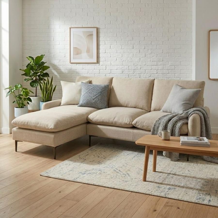 Lelax ソファー 3人掛け カウチソファ L字 コーナーソファ 212cm幅