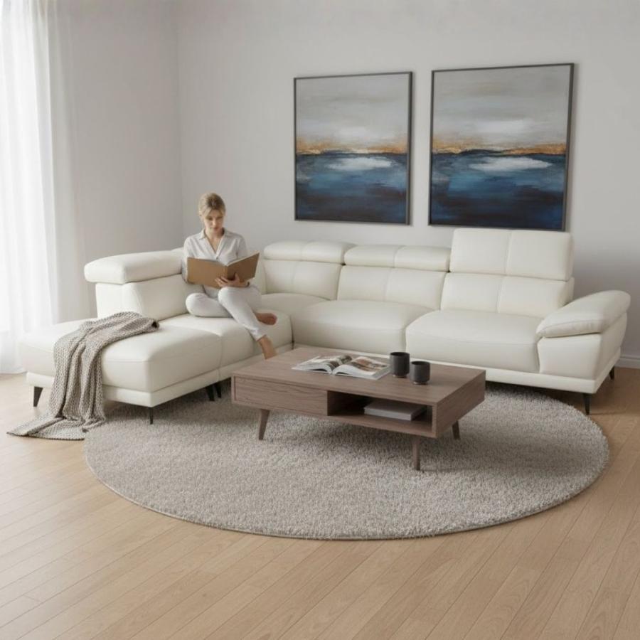 Lelax ソファ ソファー 革 レザー 本革 カウチソファ コーナーソファ 3