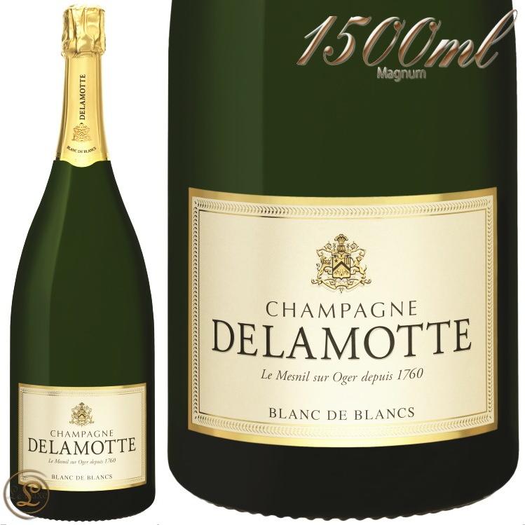 NV ブリュット ブランド ブラン マグナム ドゥラモット 正規品 シャンパン 辛口 白 1500ml Delamotte Brut Blanc de Blancs Magnum｜leluxewine