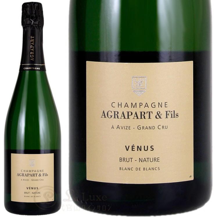 【アウトレット品】 ブラン ド ブラン ヴェニュス ブリュット ナチュール グラン クリュ 2010 アグラパール 正規品 シャンパン 辛口 白 750ml Agrapart et Fils Blanc de Blancs Ven 【J2464328004】(13200円)