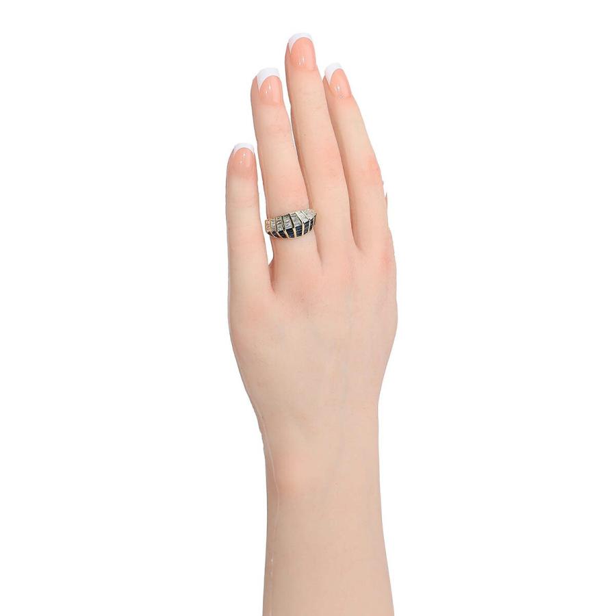 ブルーサファイア 1.85ct ダイヤモンド 0.92ct イエローゴールド K18YG