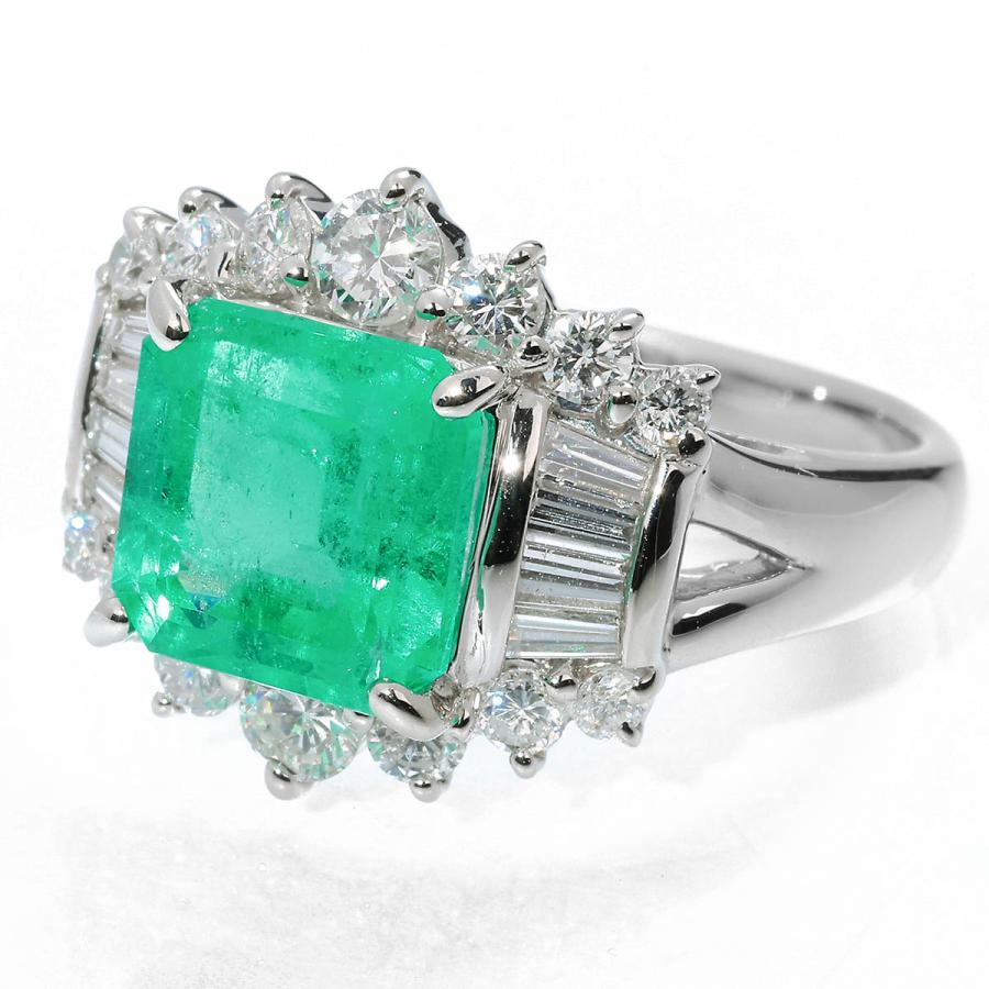 ジュエリーマキ リング 指輪 エメラルド 2.74ct ダイヤモンド 0.97ct