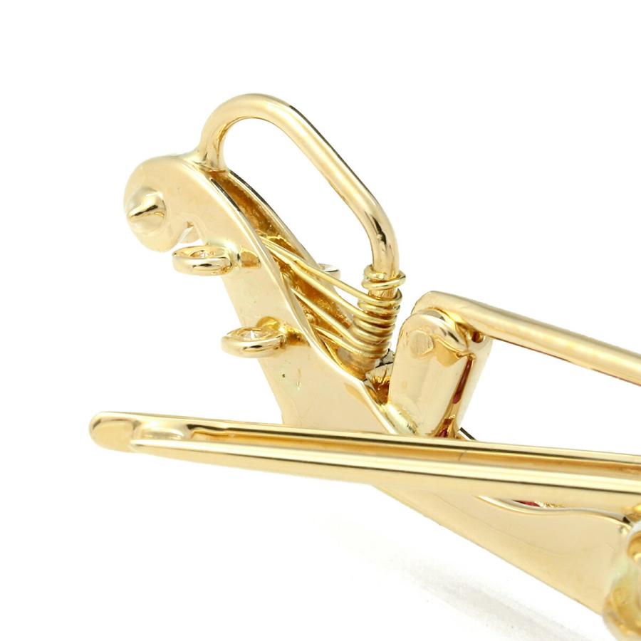 バイオリンモチーフ ブローチ兼ペンダントトップ ルビー 0.59ct