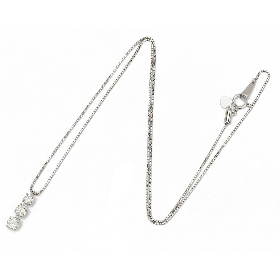 ネックレス SIクラス ダイヤモンド 1ct プラチナ Pt850 中古 返品OK 