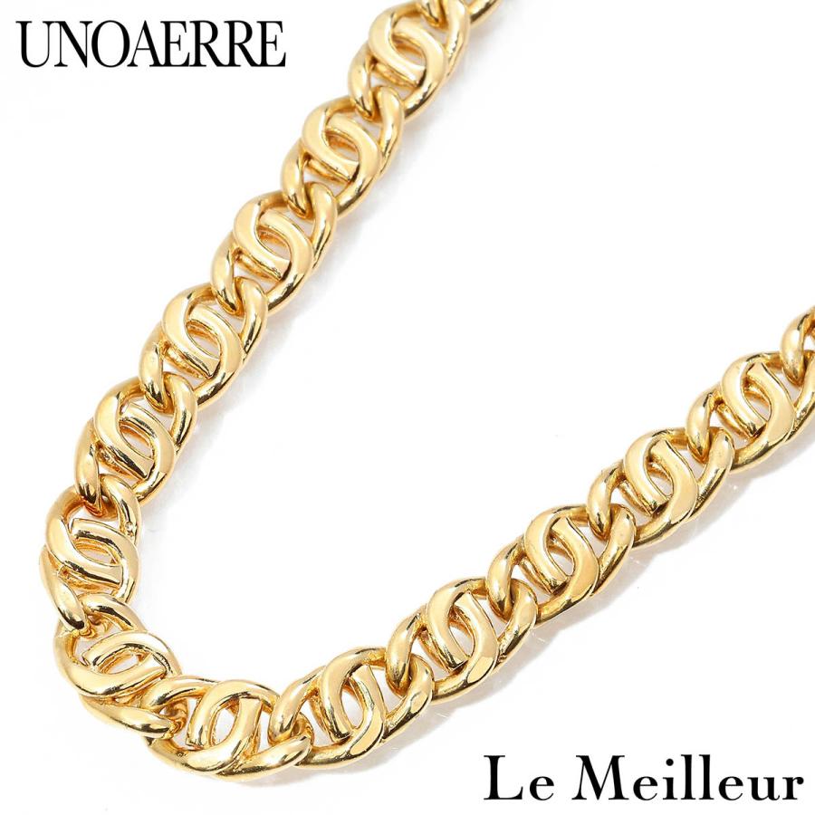 UNOAERRE（ウノアエレ） チェーンネックレス イエローゴールド K18YG