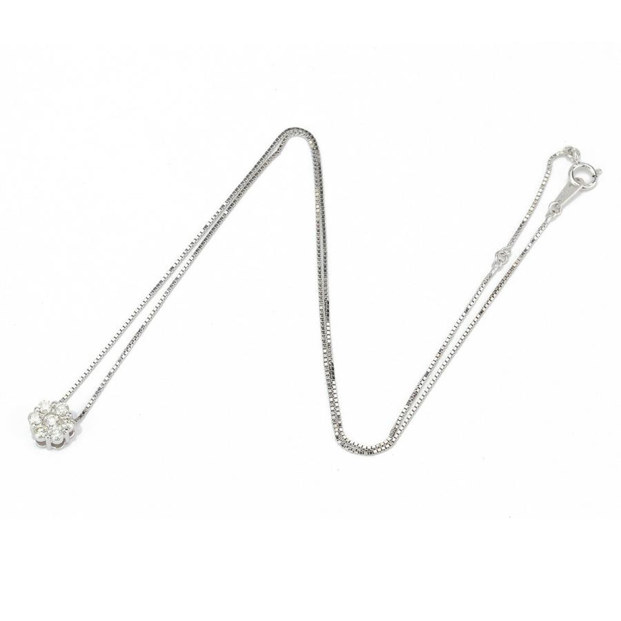シルマール ペンダントネックレス ダイヤモンド 0.35ct ホワイト 