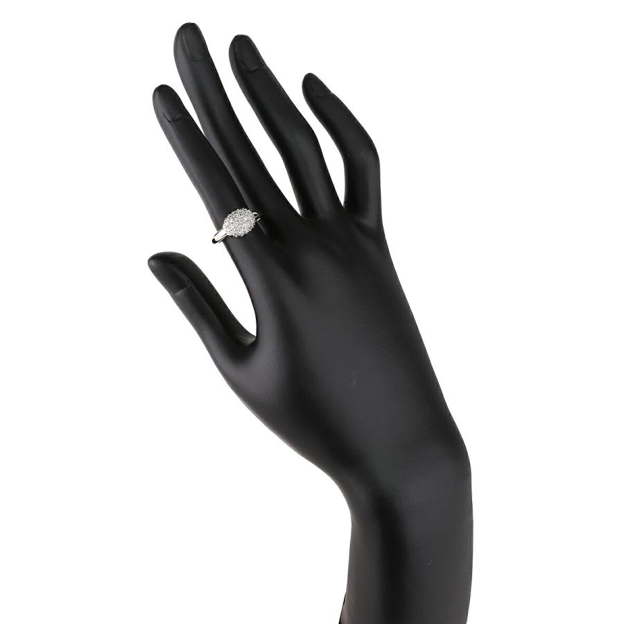 ジュエリーマキ パヴェデザインリング ダイヤモンド 0.41ct プラチナ 