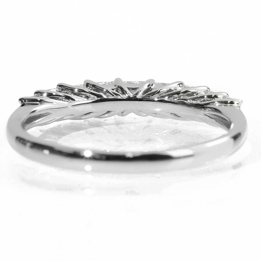 ダイヤモンド 0.60ct プラチナ Pt950 ハーフエタニティーリング 12.5号 